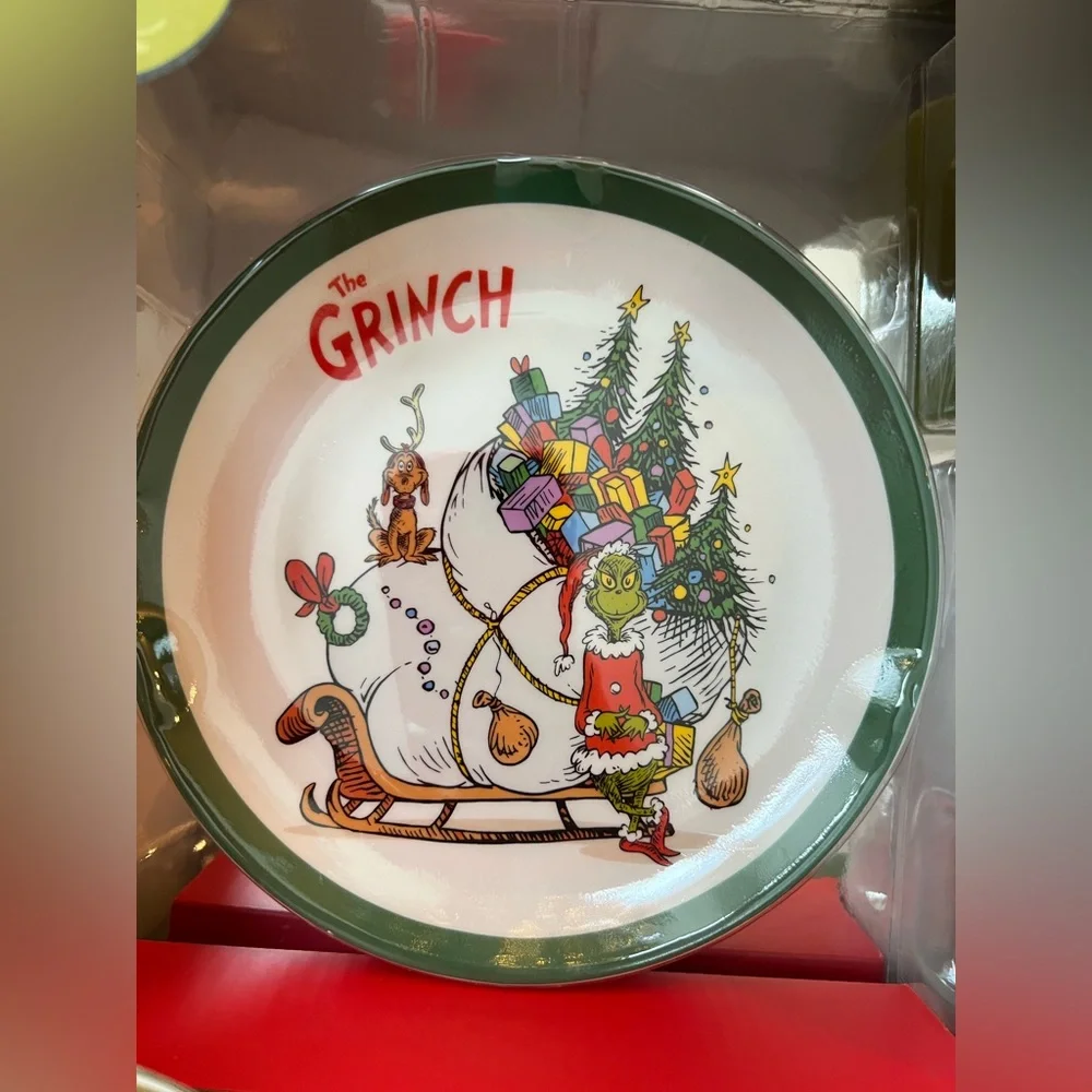 The Grinch Santa’s Cookie Kit – Plate, Mug, Milk Jug + Cookies | New in Box‎